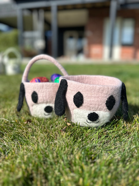 Pink Dog Basket