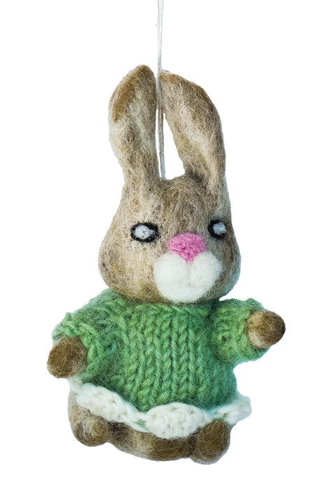 Green Cottontail Decoration